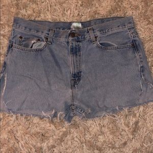 Vintage star jean shorts